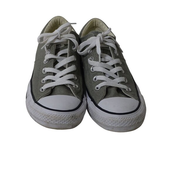 Converse All Star Low Top Canvas Sneakers Women Size 8 Gray Casual Shoes 562039F - Picture 4 of 8